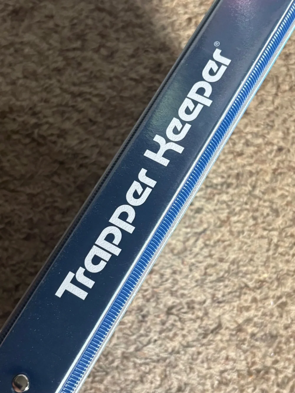 Mead Trapper Keeper Binder Galaxy Holographic Space 3-Ring Clipboard Portfolio
